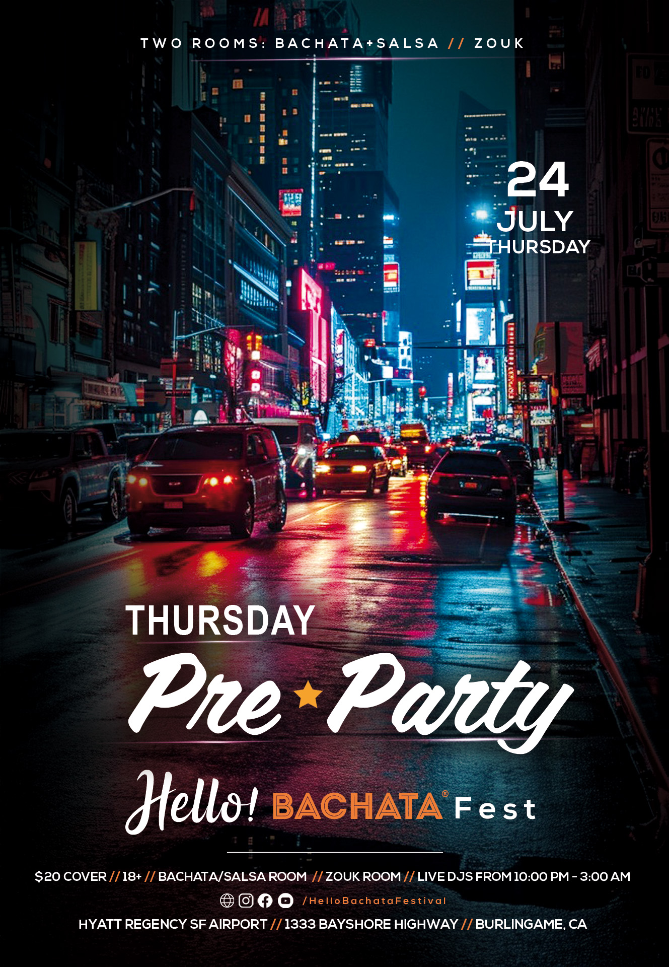 San Francisco Bachata Pre-Party