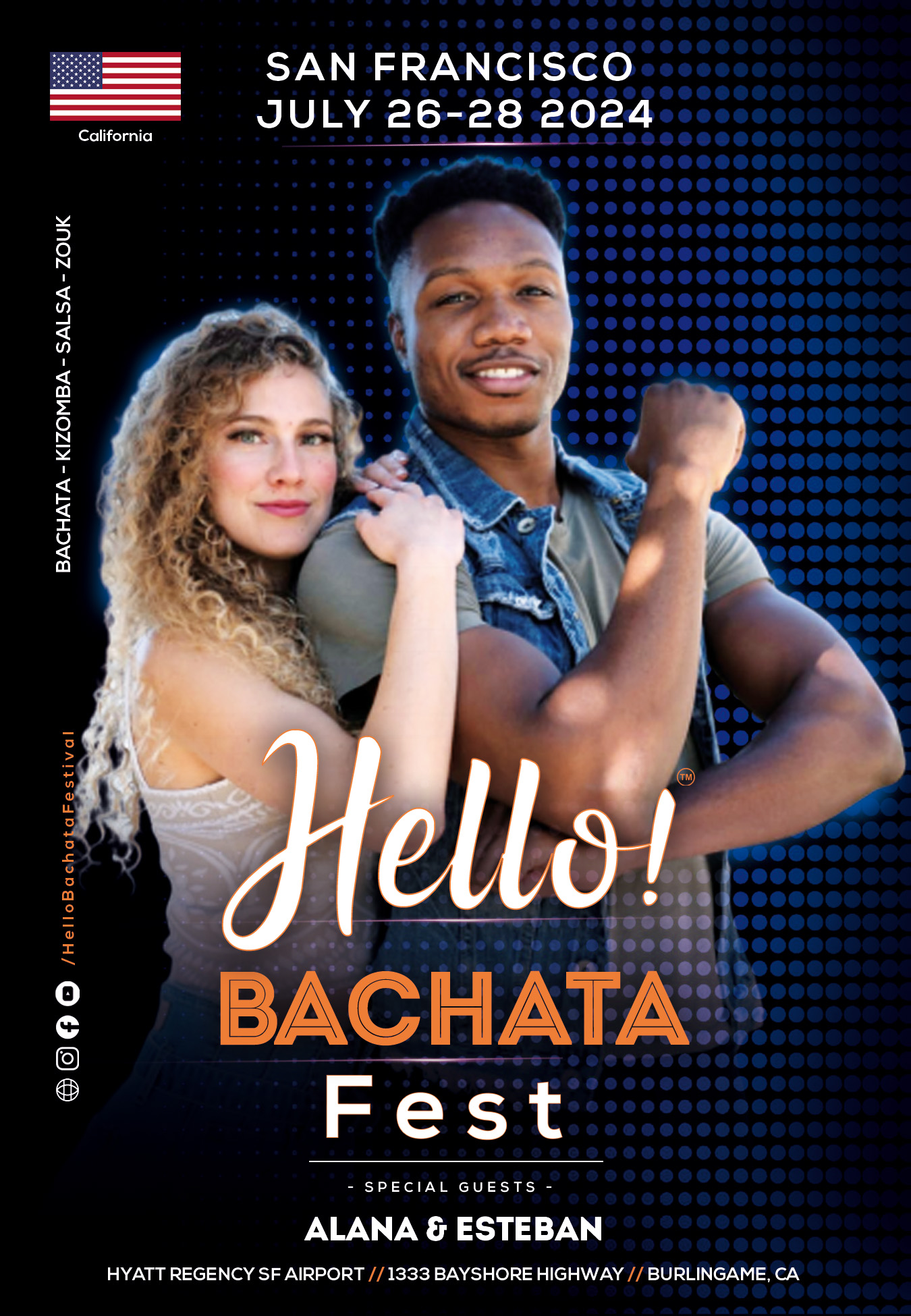 Hello! Bachata Fest - Alana and Esteban - Bachata Sensual
