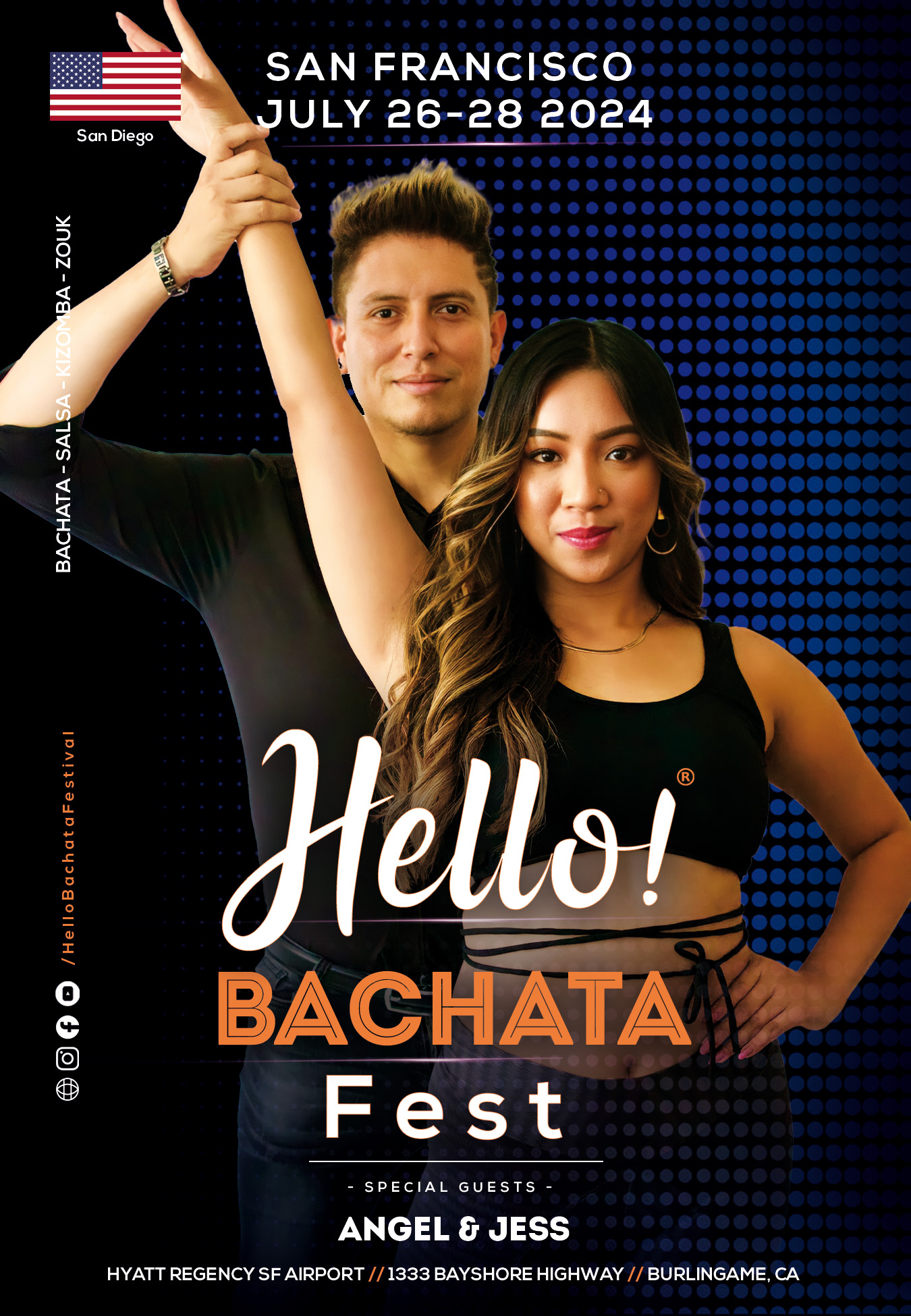 Hello Bachata Fest - Angel and Jess - San Diego