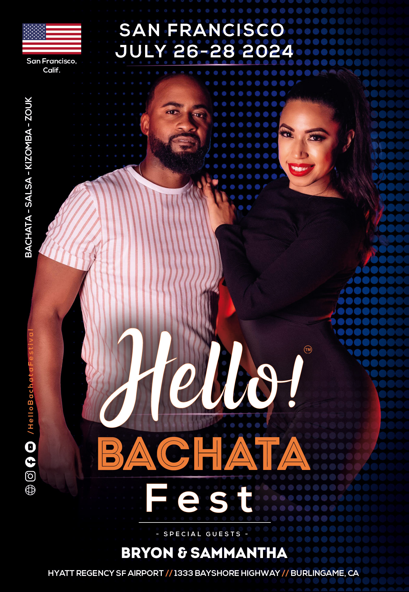 Hello! Bachata Fest - Bryon and Sammantha - Inessence - Bachata