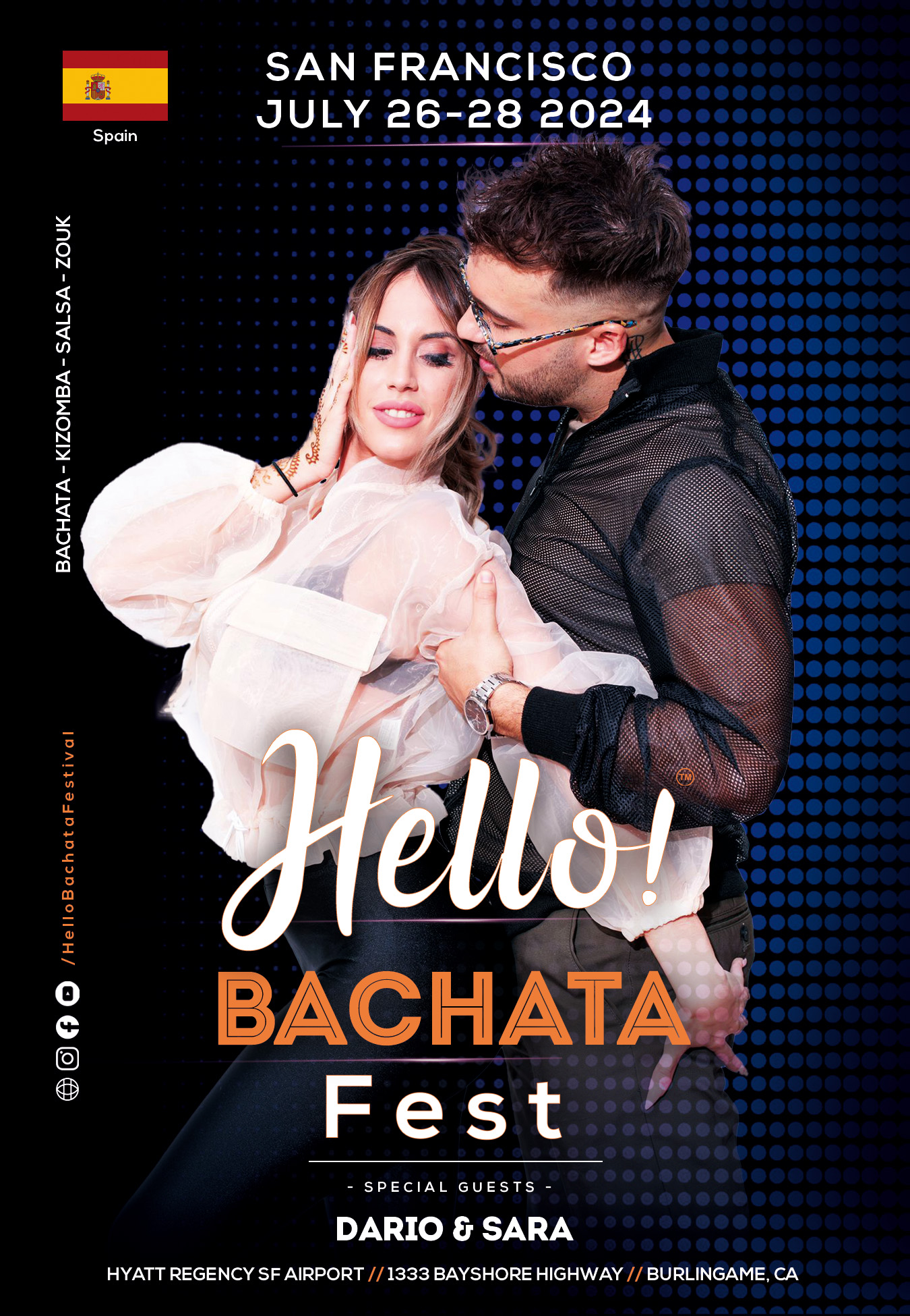 Hello! Bachata Fest - Dario & Sara - Spain - Bachata
