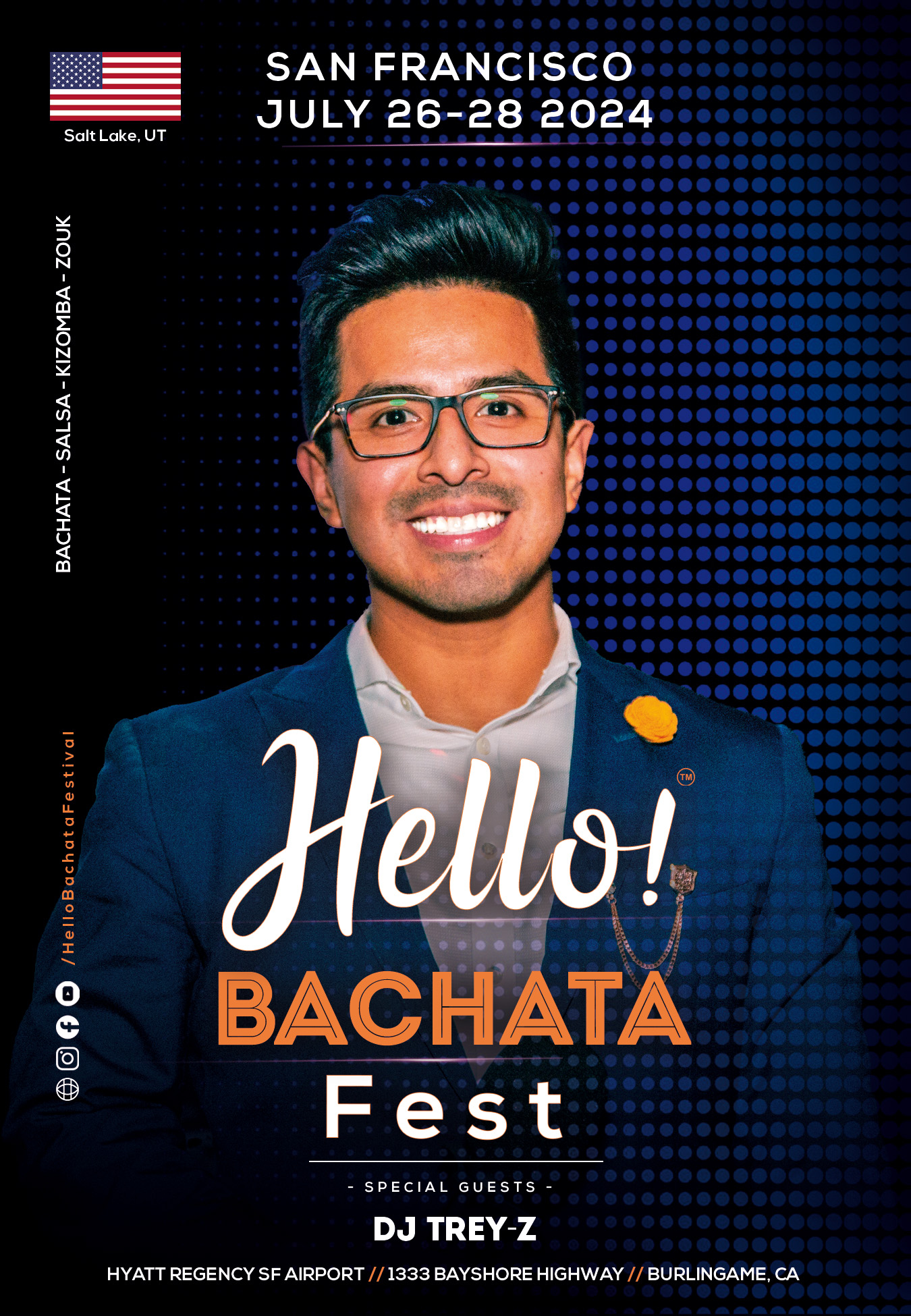 Hello! Bachata Fest - DJ Trey-Z - Salt Lake City, Utah - Bachata