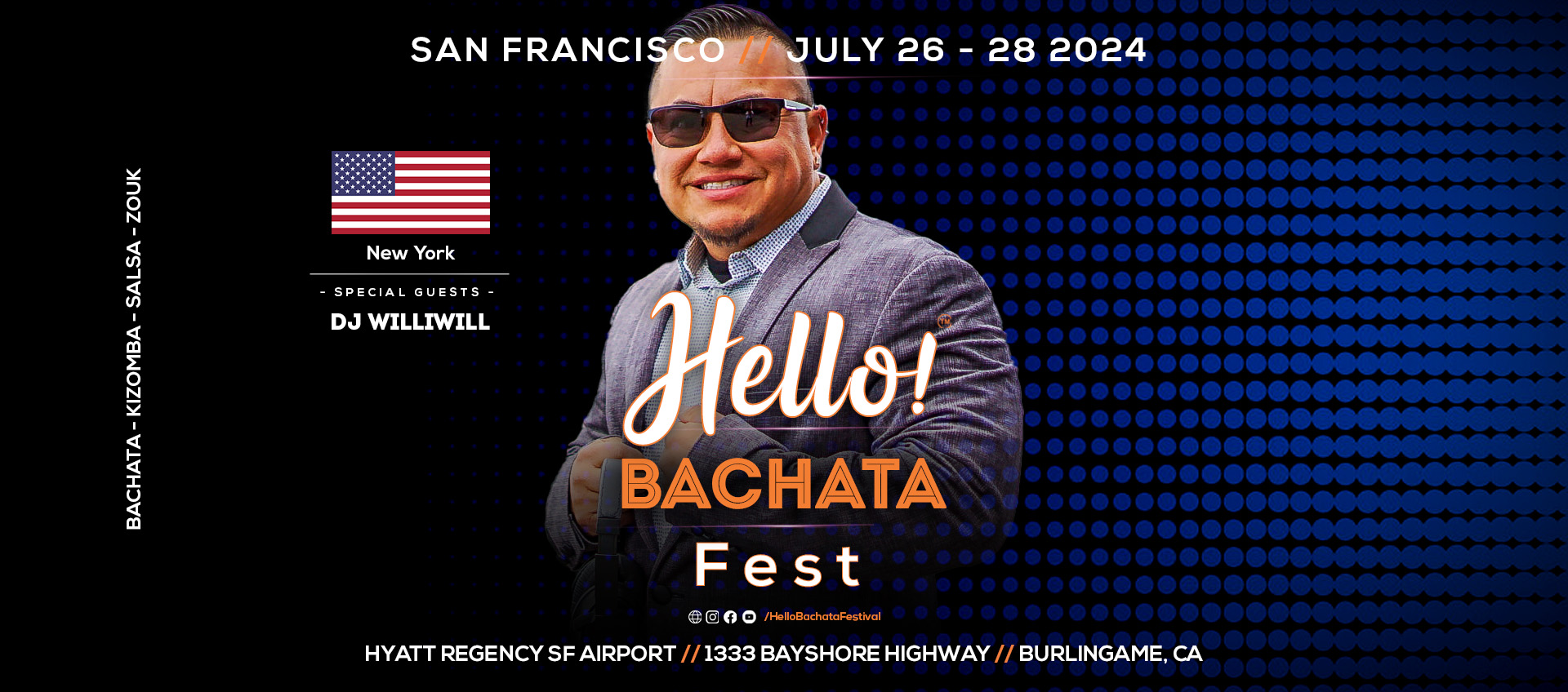 Hello! Bachata Fest - DJ Willi Will - New York City New York - Bachata