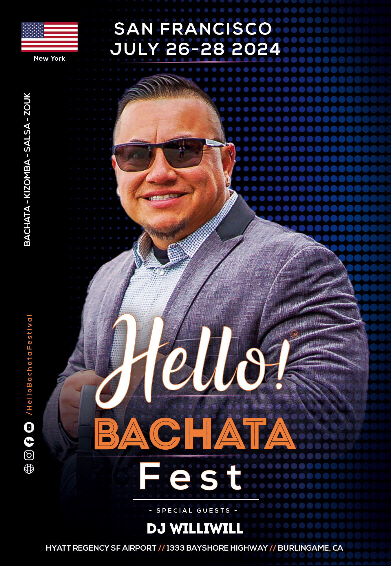 Hello! Bachata Fest - DJ Willi Will - New York City New York - Bachata