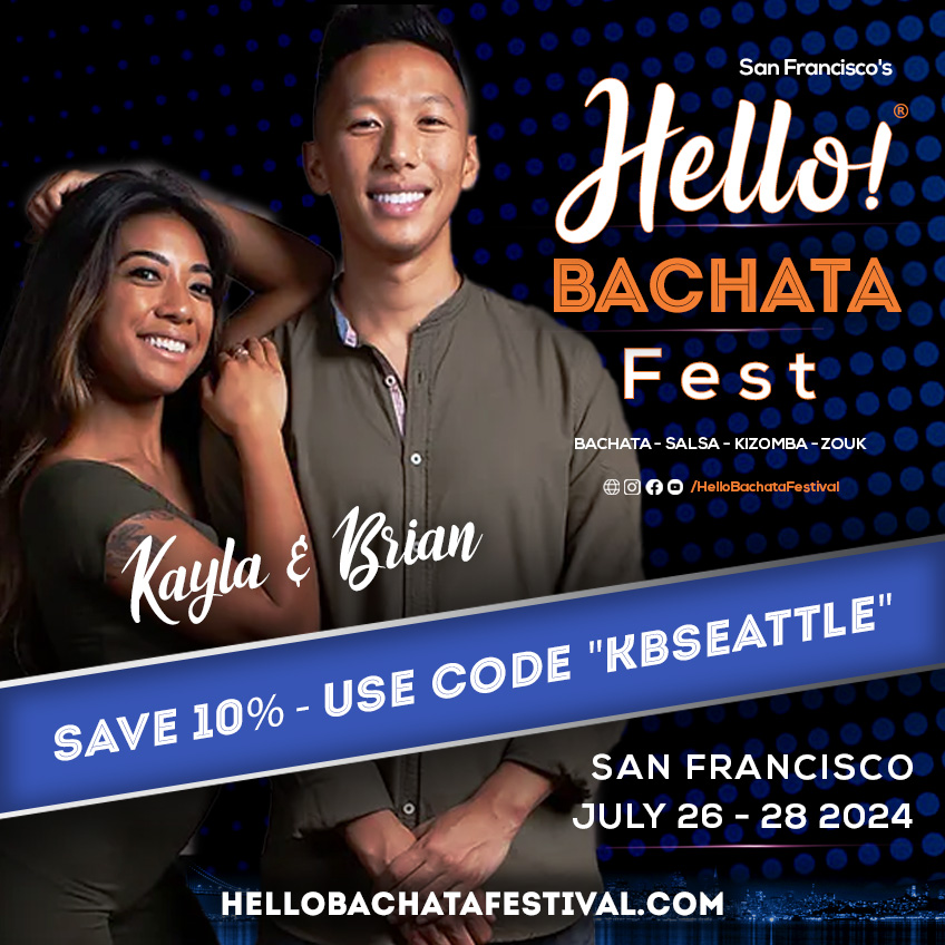 Hello Bachata Fest - Kayla and Brian - Bachata - Discount Code