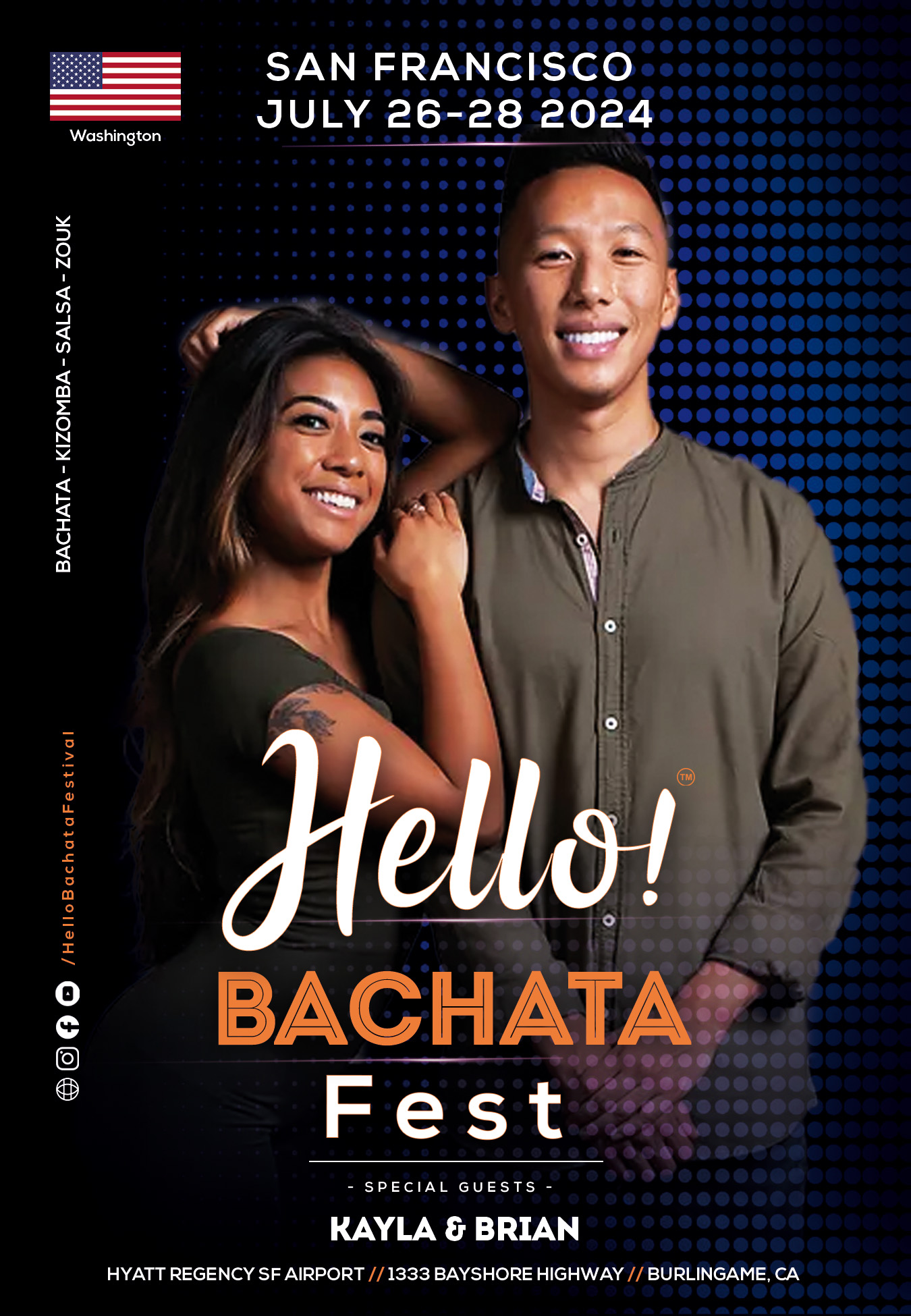 Hello! Bachata Fest - Kayla & Brian - Bachata - Washington
