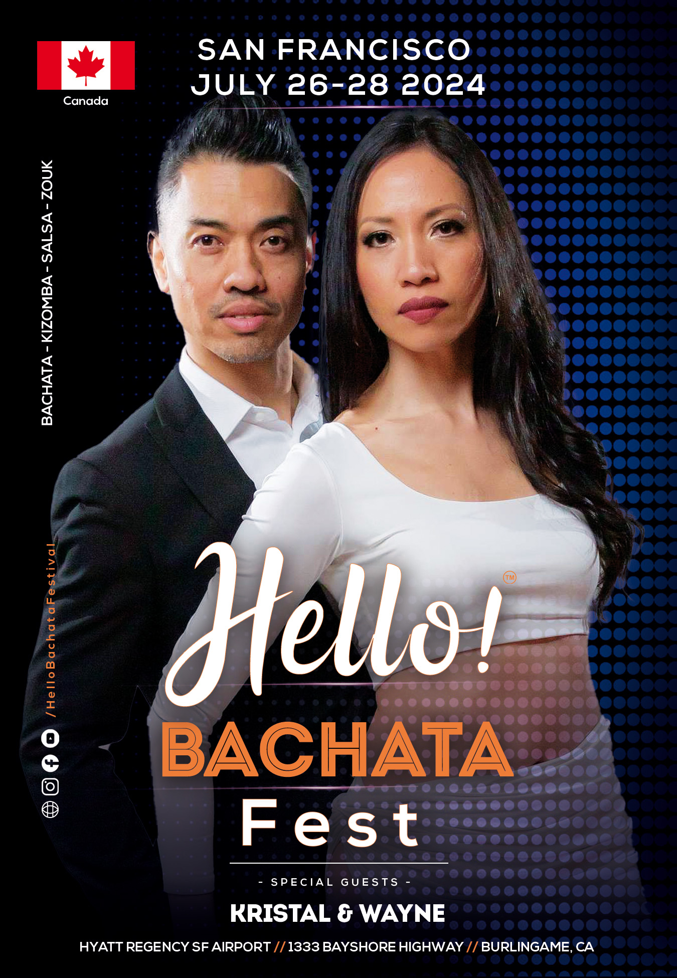 Hello! Bachata Fest - Krystal & Wayne - Canada - Bachata
