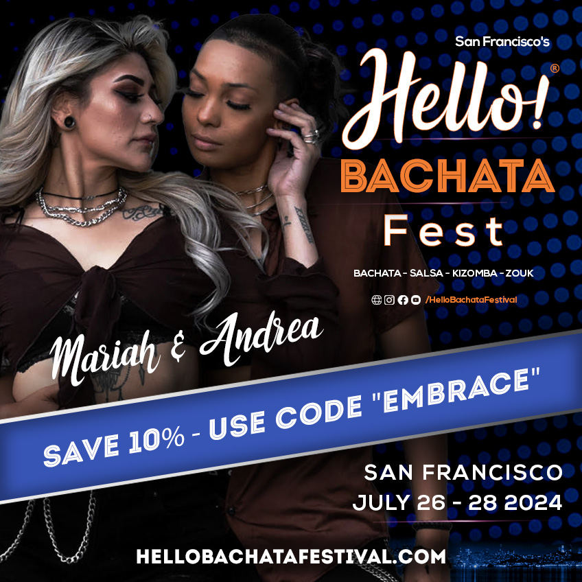 Hello Bachata Fest - Mariah & Andrea - Reno Nevada - Discount Code