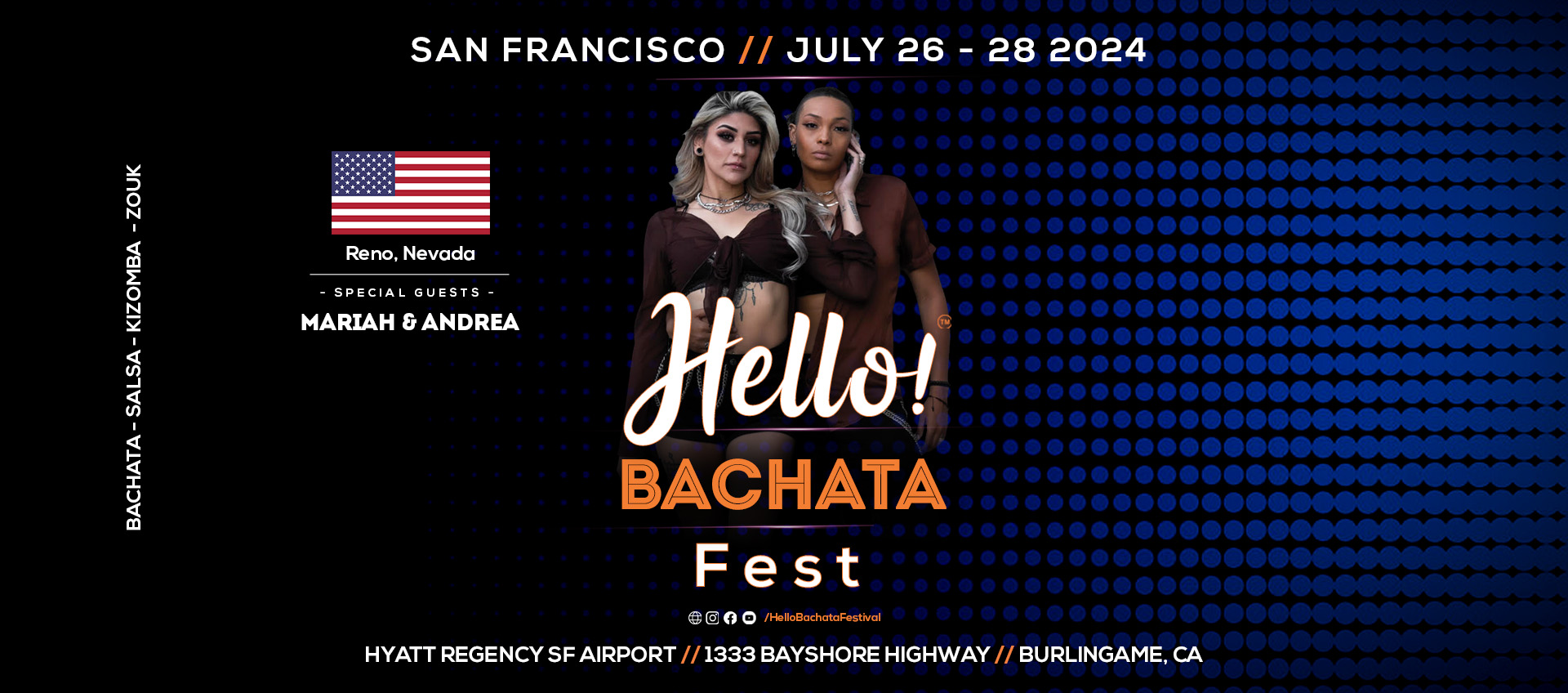 San Francisco's Hello Bachata Festival - Mariah & Andrea - Bachata - Reno Nevada