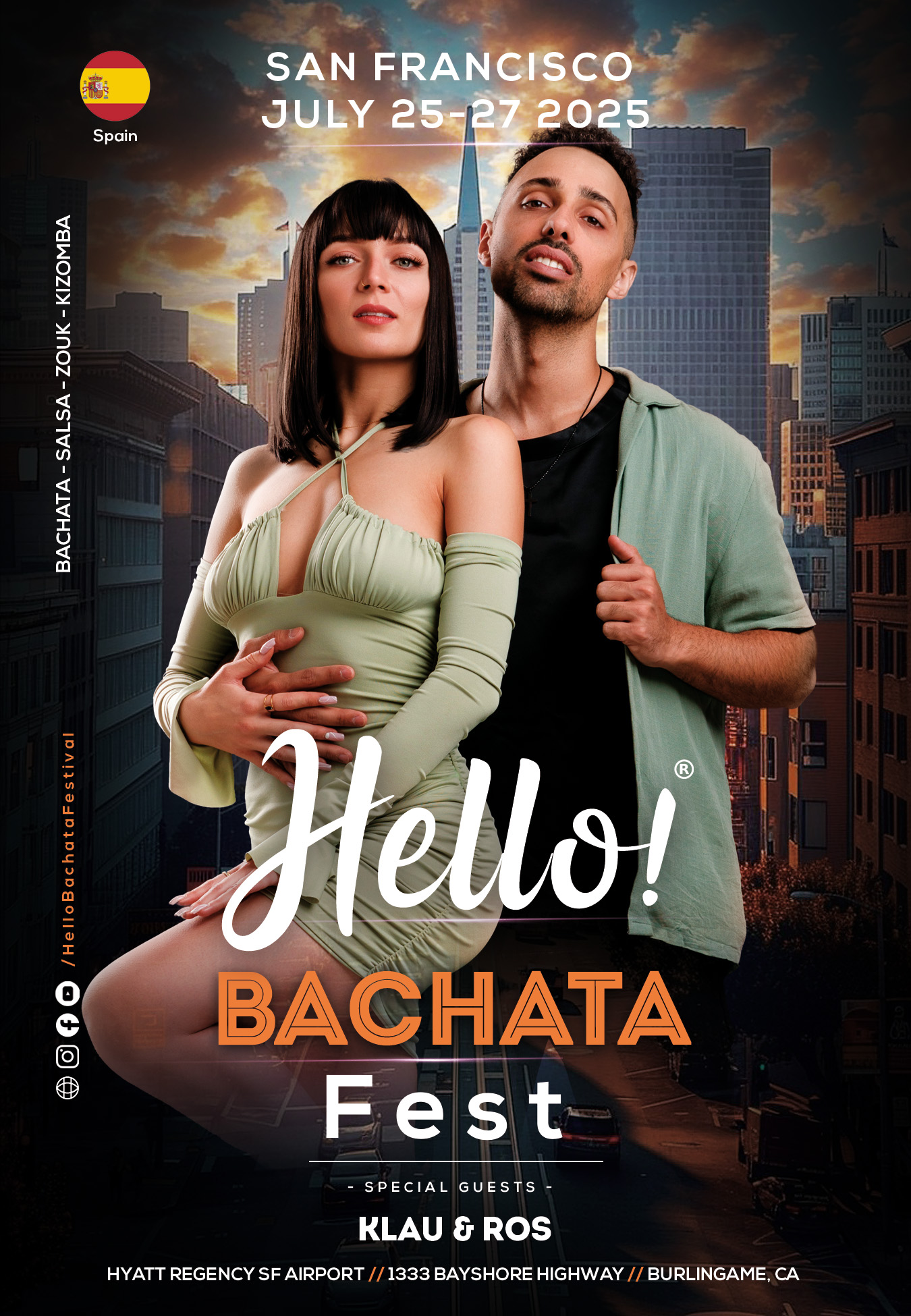 Klau & Ros - Barcelona, Spain - Hello Bachata Fest