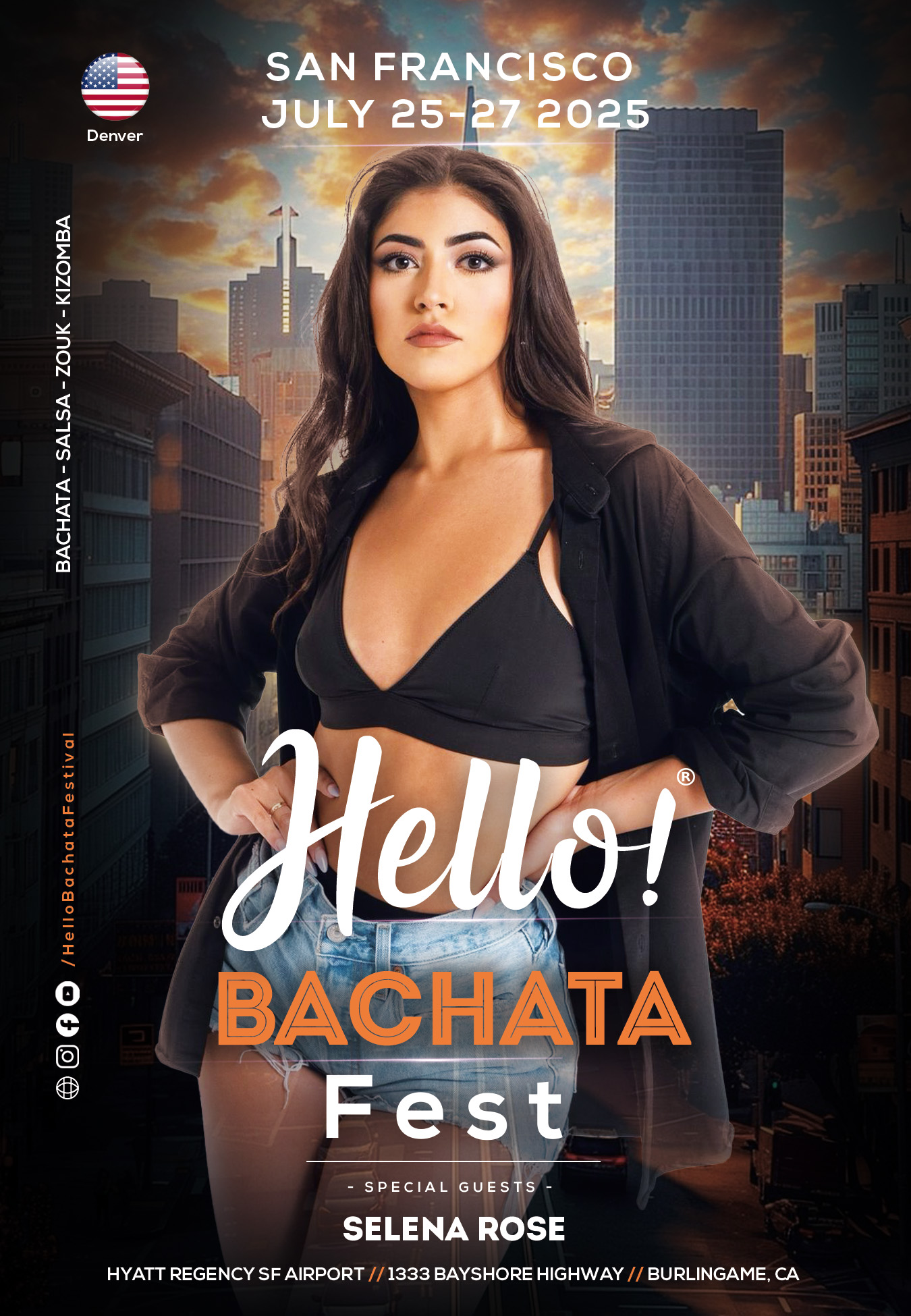 Selena Rose - Denver, Colorado - Hello Bachata Fest