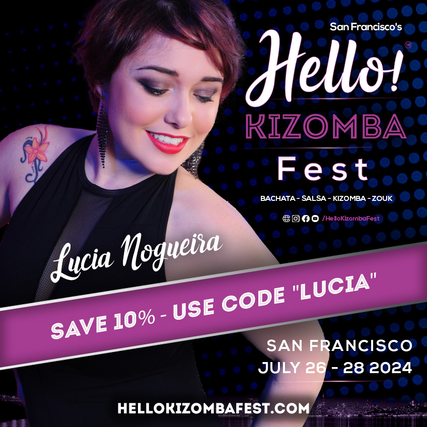 Hello Kizomba Fest - Lucia Nogueira - Semba - Kizomba - Discount Code