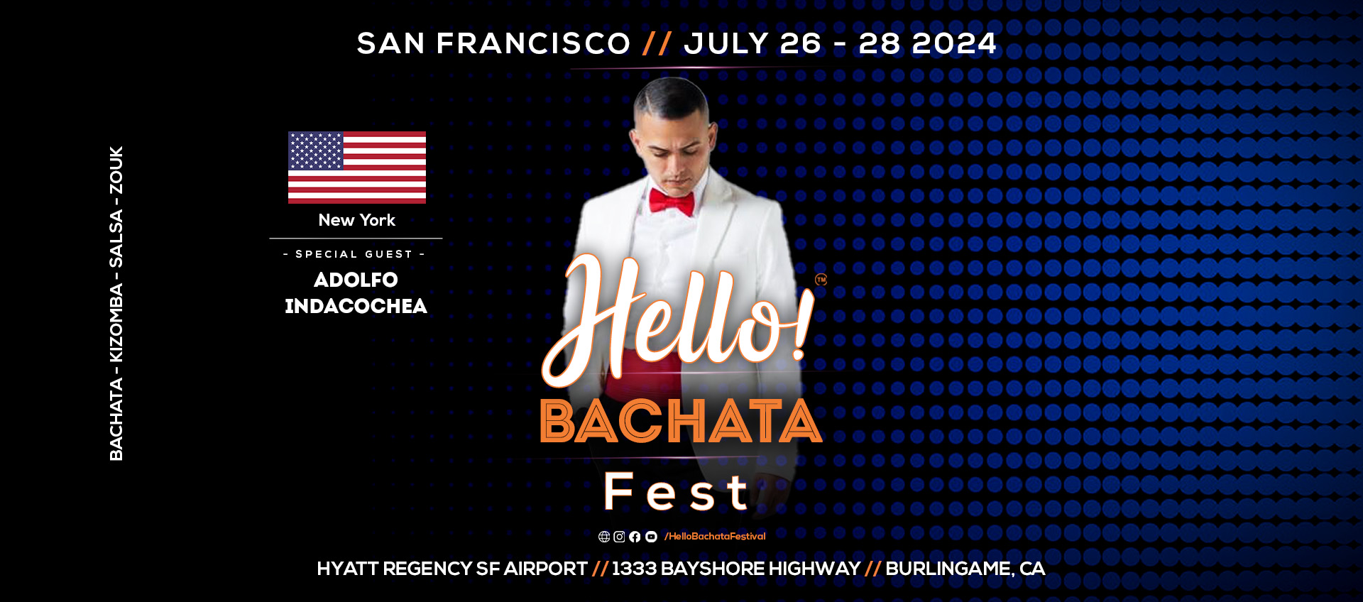 Hello! Bachata Festival - Adolfo Indocochea  - Mambo Salsa