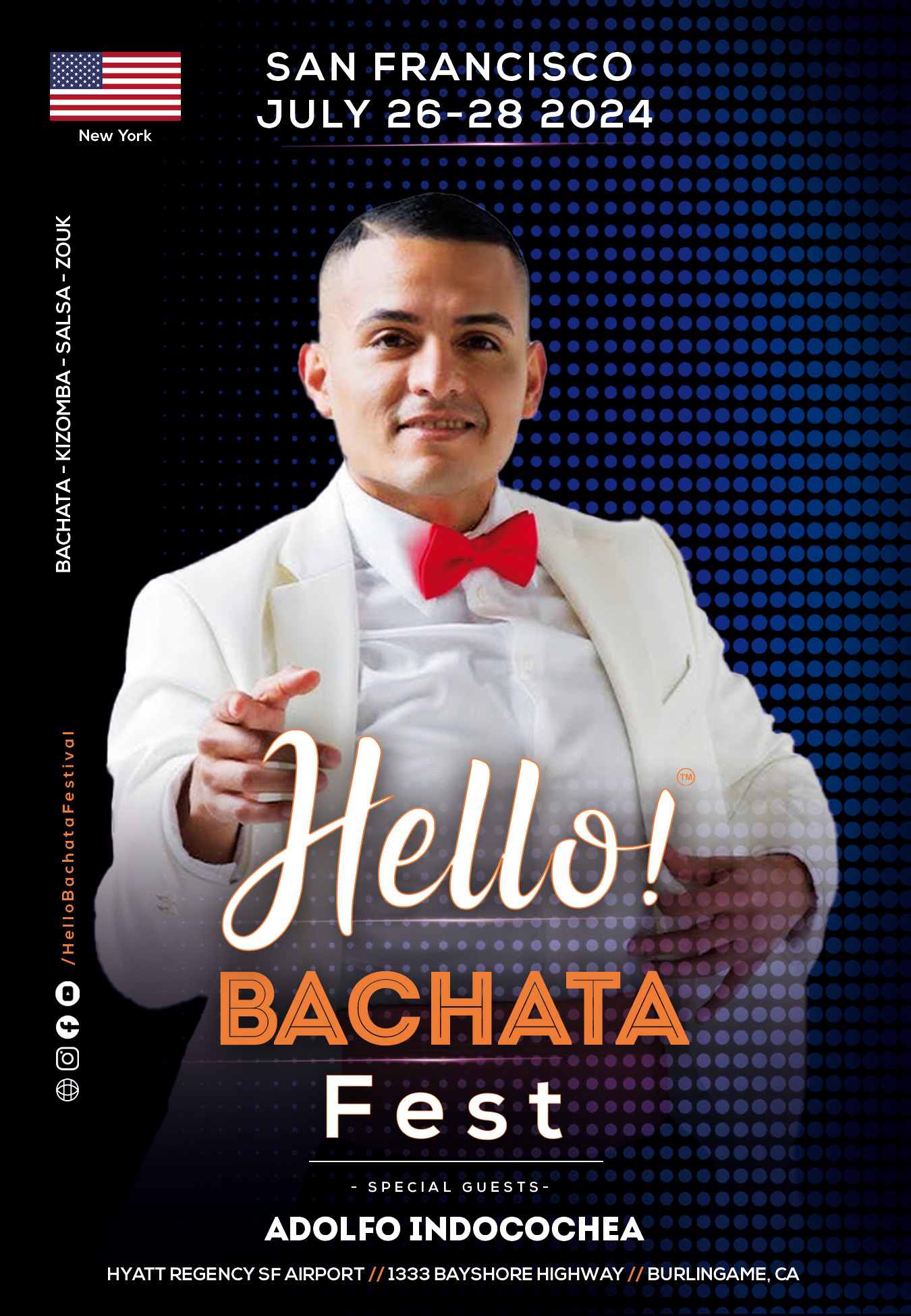 Hello! Bachata Festival - Adolfo Indocochea  - Mambo Salsa