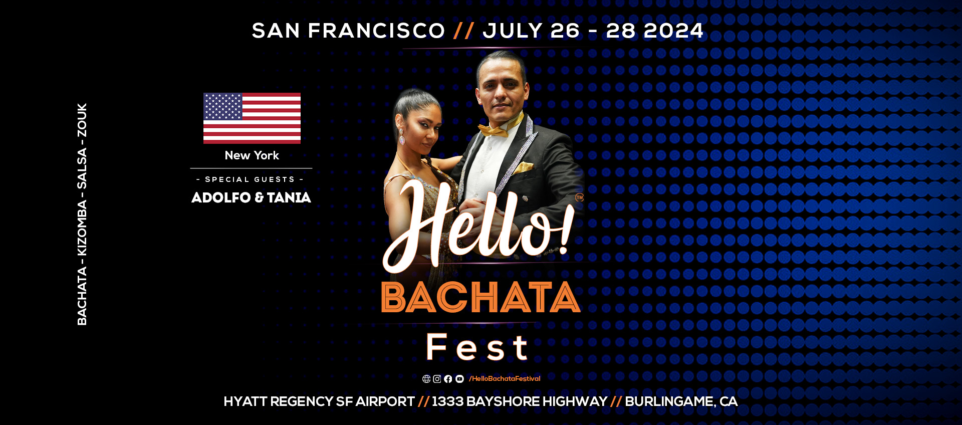 Hello! Bachata Fest - Adolfo & Tania - Salsa Mambo - New York
