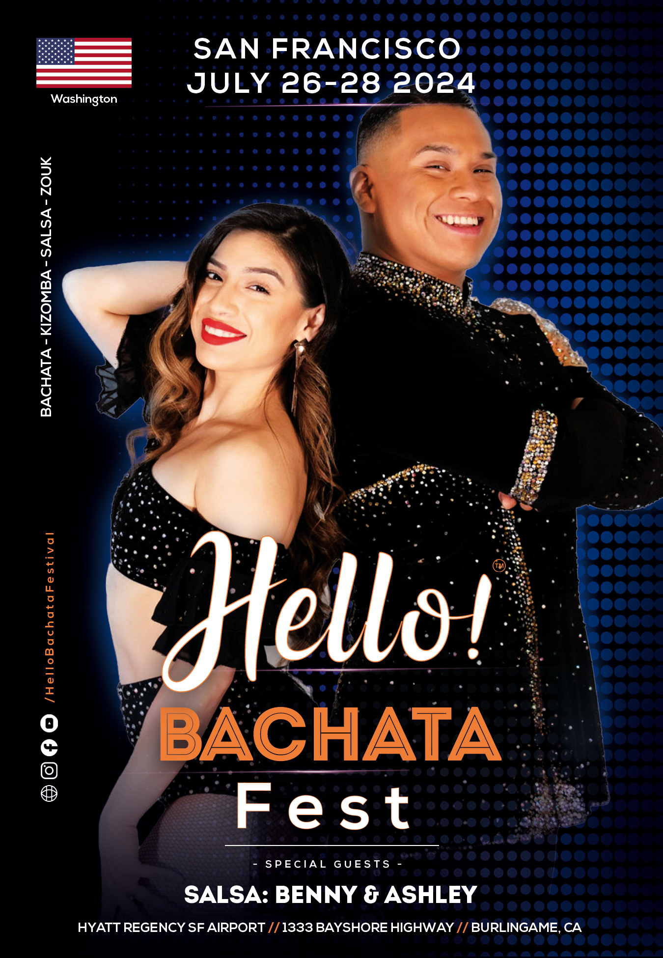Hello! Bachata Fest - Benny & Ashley - Salsa