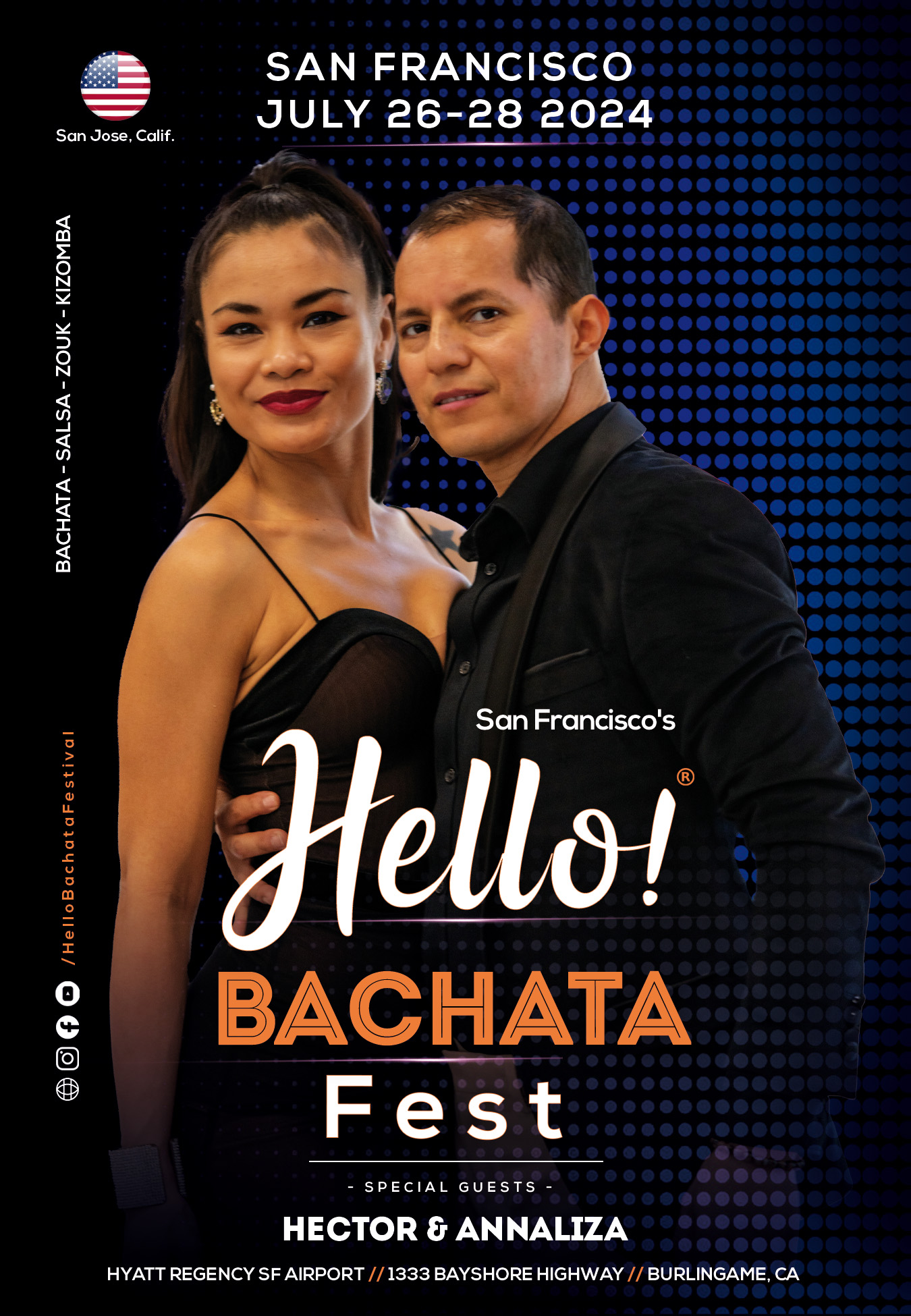 Hello Bachata Fest - Hector & Annaliza - Salsa - San Jose