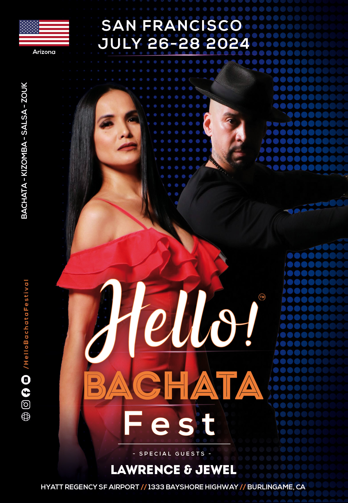 Hello Bachata Fest - Lawrence and Jewel - Salsa