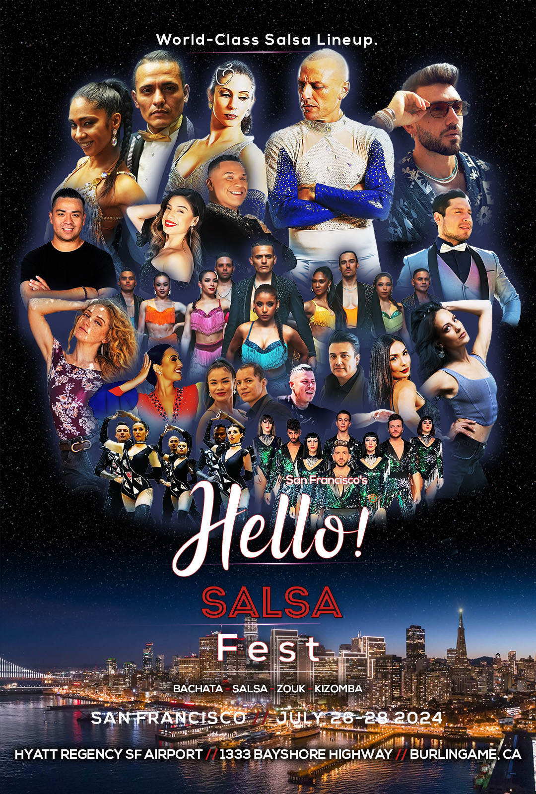 San Francisco's Hello! Bachata Fest Salsa lineup