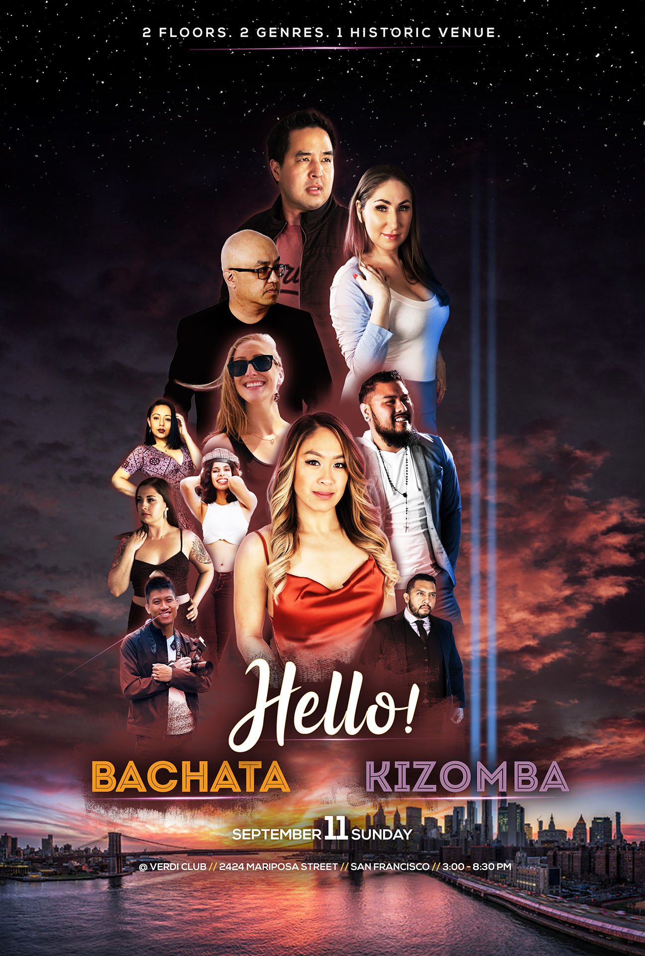 Hello! Bachata Movie Poster September 2022